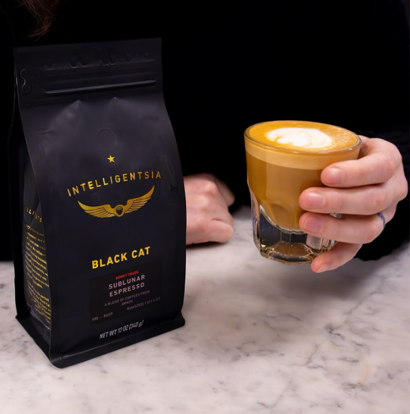 Intelligentsia Coffee, Black Cat Sublunar Espresso Dark Roast Whole Bean Coffee Dark Espresso whole bean coffee — Multi-Origin