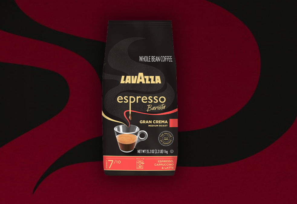 Lavazza Espresso Barista Gran Crema Whole Bean Coffee Blend Medium whole bean coffee — Italian Blend