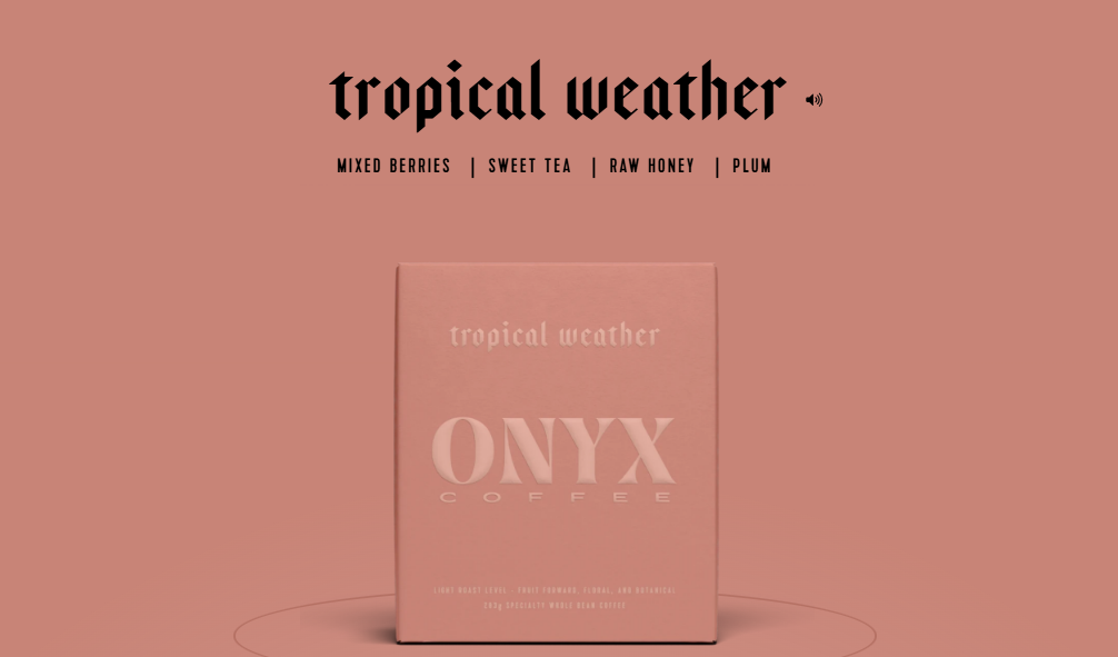 Onyx Coffee Lab Tropical Weather Whole Bean Espresso Coffee Blend – Medium Medium Espresso whole bean coffee — Direct Trade, Multi-Origin