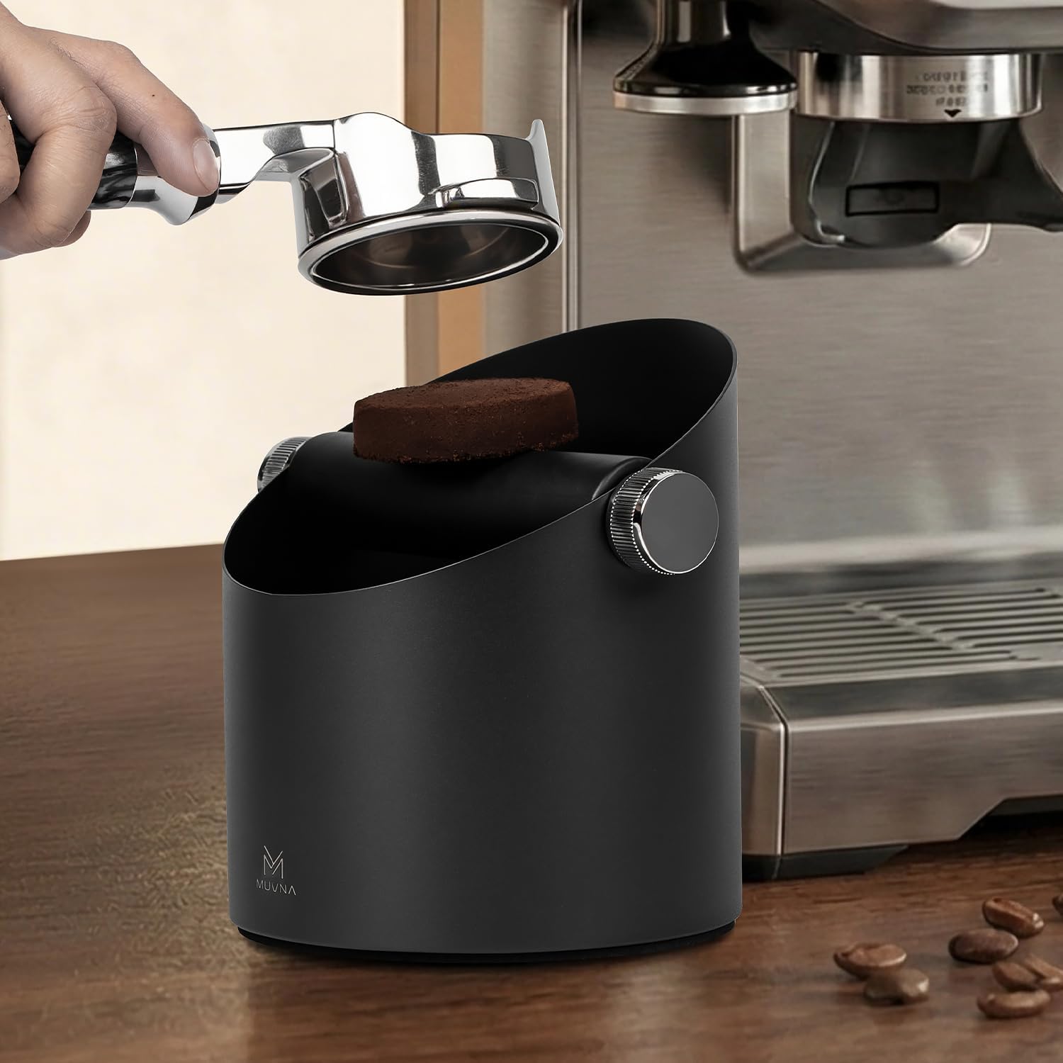 MUVNA Espresso Knock Box Large Capacity — Accessories recommended by Hard House Coffee