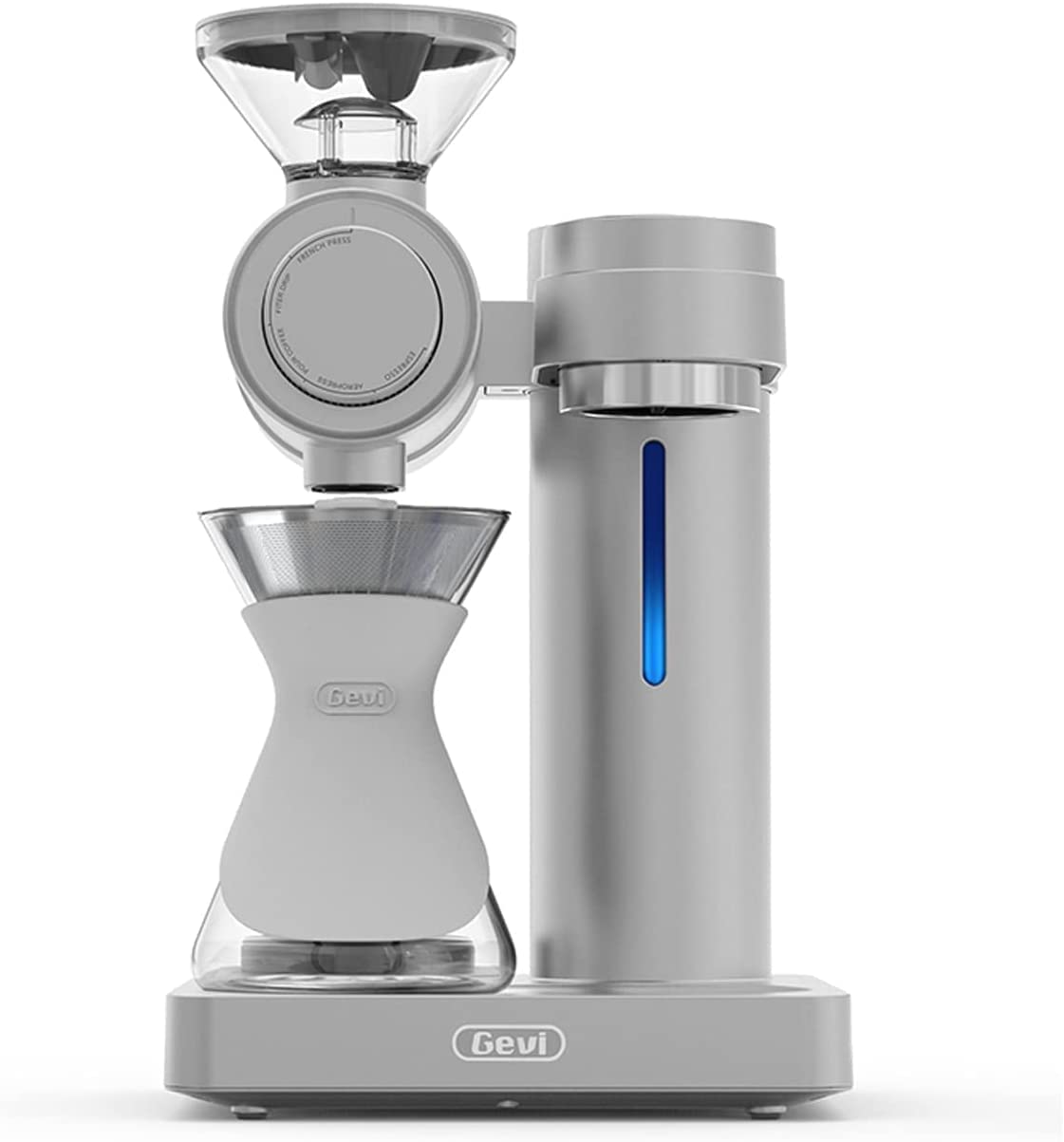 Gevi 4-in-1 Smart Pour-over Coffee Machine Silver